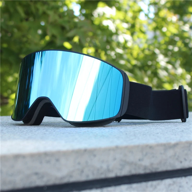 Doppelglas Anti-Beschlag & UV-Schutz | HD Schneebrille für Skifahren & Snowboarden, Unisex Kaufschwan®