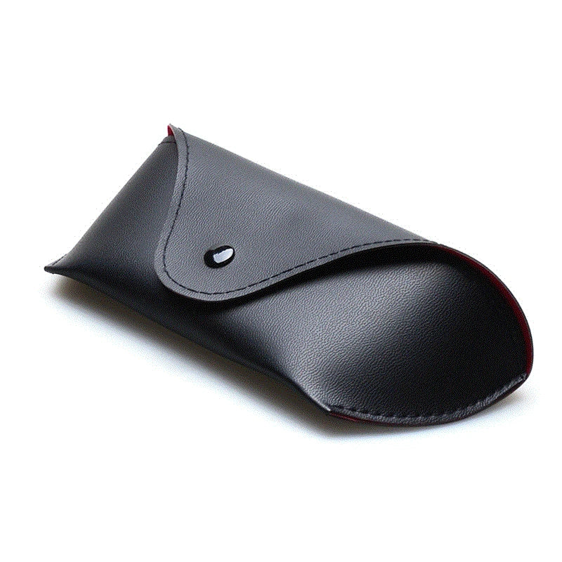 PU Leder Brillenetui mit Metallverschluss – Schutzetui für Sonnenbrillen und Lesebrillen für Damen und Herren Kaufschwan®