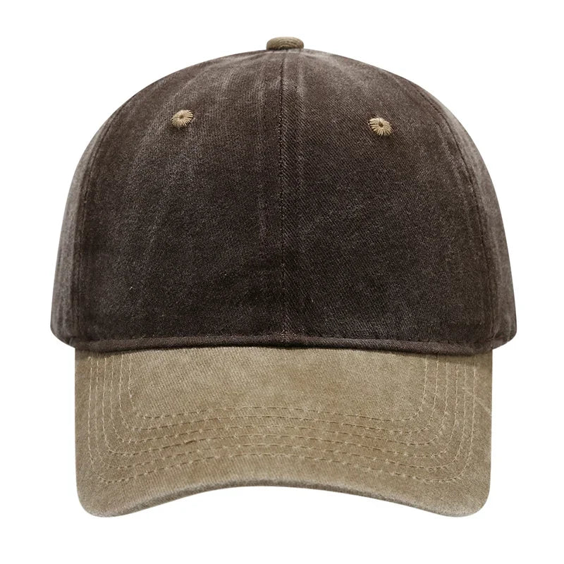 Vintage Washed Baseballkappe | Herren & Damen Farblich Abgestimmte Baseballcap | Lässige Snapback Hip Hop Baseballcap für Frühling & Sommer Kaufschwan®