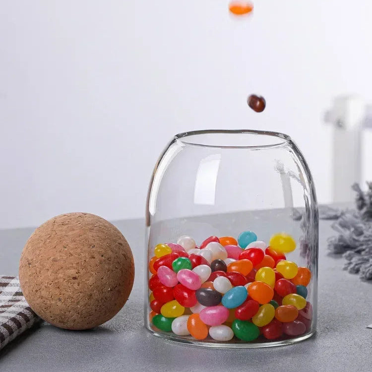 Luxus Glas Vorratsglas mit Kugelverschluss – Hitzebeständige Aufbewahrungsdose | Küchen Getreide- & Tee Aufbewahrungsglas Kaufschwan®