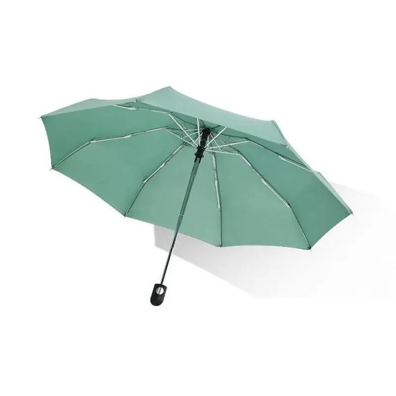 Mini Vollautomatischer Schirm – UV-beständiger Vinyl-Sonnenschutz 5-Fach Faltbarer Tragbarer Reise-Regenschirm für Sonne & Regen Kaufschwan®