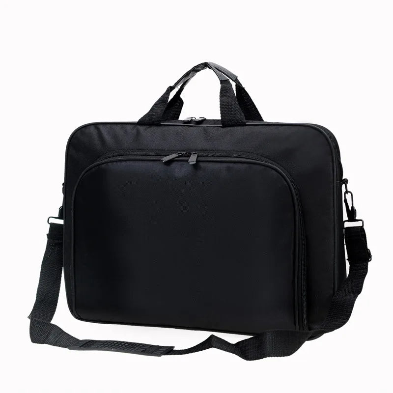 Business Nylon Laptop Schultertasche – Tragbare Computer Handtasche mit Reißverschluss im Schlichten Design Kaufschwan®