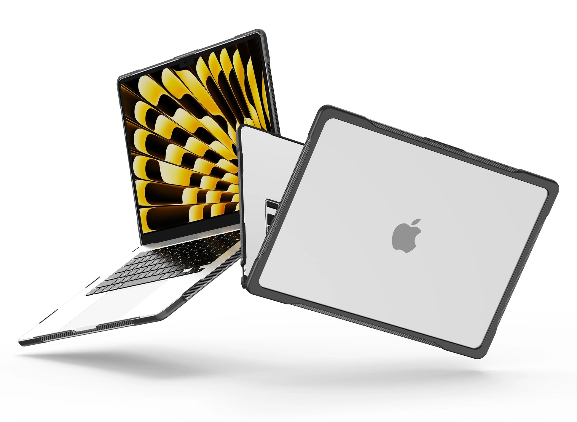 Laptop Hülle für MacBook Air 13.6/15 (M1 M2 M3 M4 2025) & Pro 14/16 – Stoßfeste Anti-Fall Schutzhülle Kaufschwan®