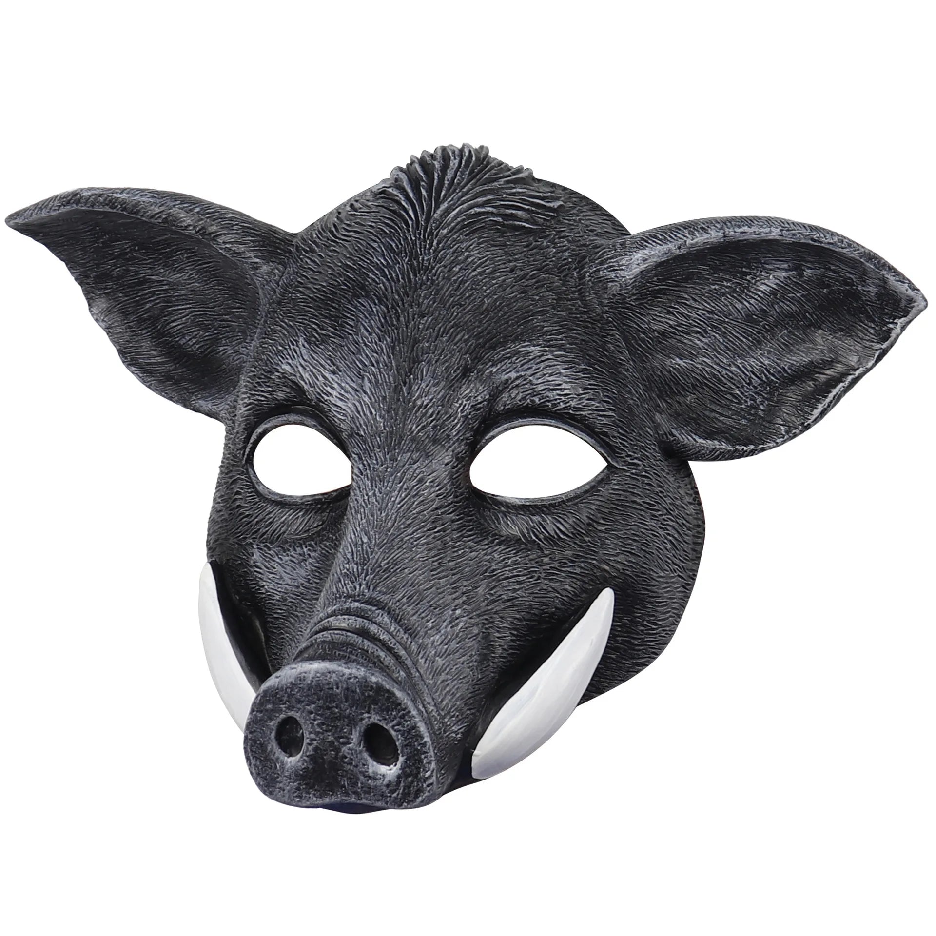 Eber Maske Schwein Halbgesichtsmaske – Gruselige Tier Kopfmaske für Party, Bühne & Halloween Kostüm Kaufschwan®