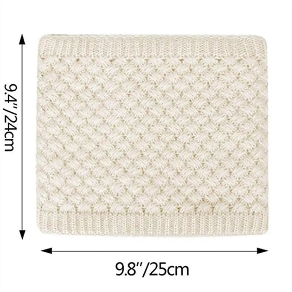 Bequemer Weicher Halswärmer – Dickes Thermo Schlauchtuch für Herbst & Winter | Gestrickter Wärmeschal Neckerchief Kaufschwan®