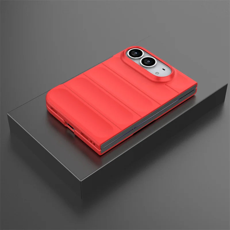 iPhone Duo Schutzhülle – Rutschfeste Matte PC-Hülle mit Stoß- und Kratzschutz Kaufschwan® Rot iPhone Duo