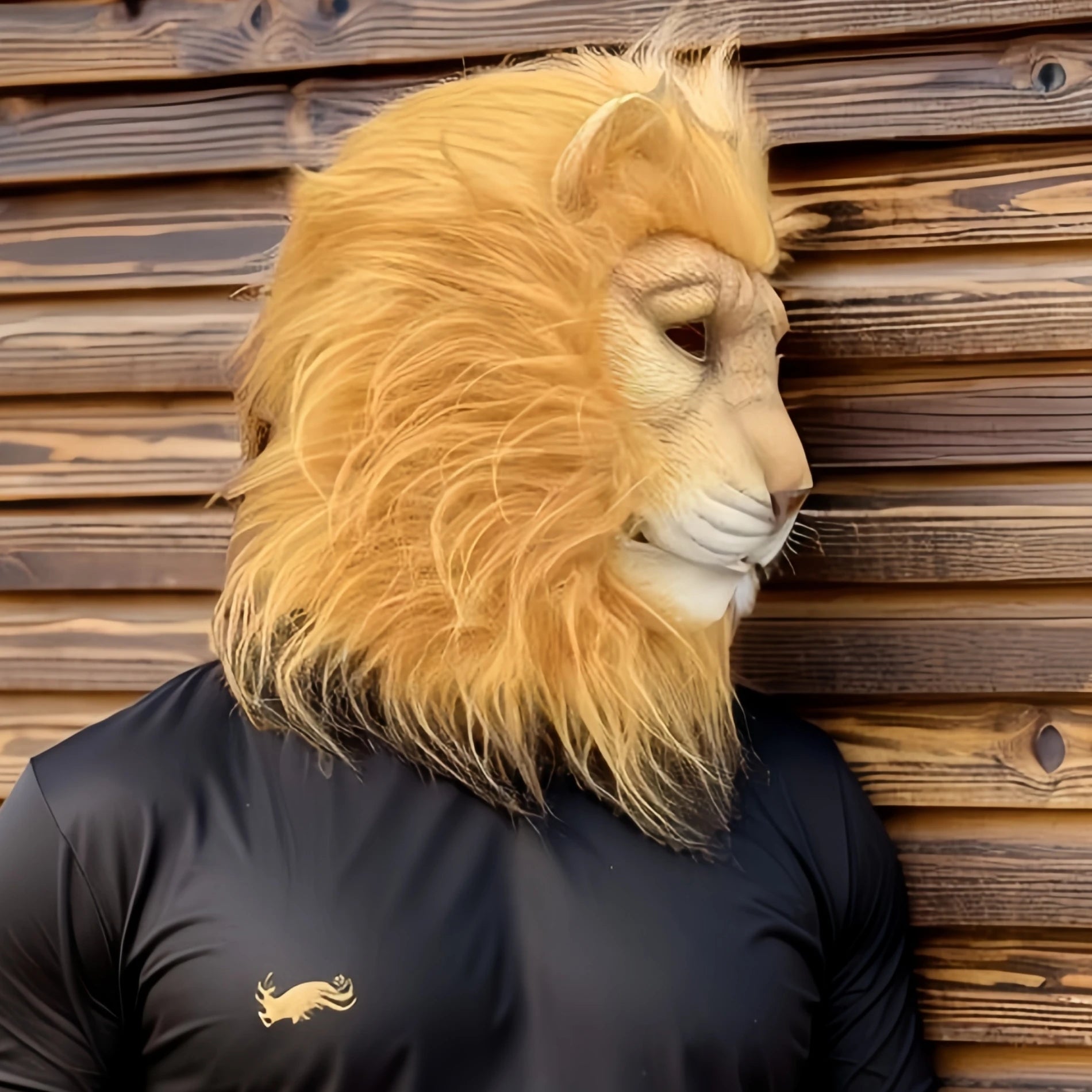 Realistische Löwenkopf Maske – Vollkopf Latex Tiermaske mit Mähne für Halloween, Kostümparty, Cosplay, Karneval & Dschungel Events Kaufschwan®