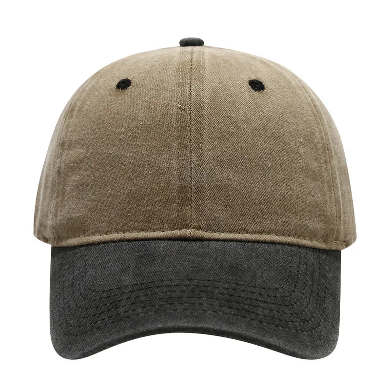 Vintage Washed Baseballkappe | Herren & Damen Farblich Abgestimmte Baseballcap | Lässige Snapback Hip Hop Baseballcap für Frühling & Sommer Kaufschwan®