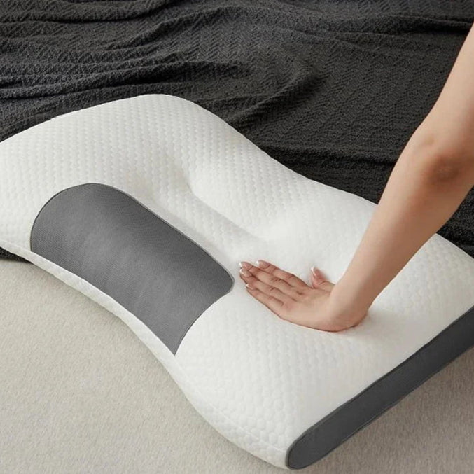Schlafkissen Set – Weiche Elastische Nackenkissen mit Anti-Einsink Funktion | Bequemes Schlafkissen für Nackenstütze Kaufschwan®
