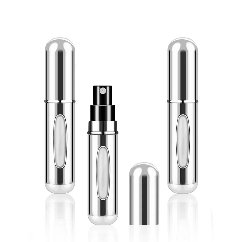 5er Set - 5ml Parfümflaschen – Tragbare Nachfüllbare Sprayflaschen | Leere Parfümsprüher-Reisebehälter Kaufschwan®