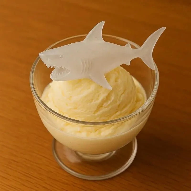 3D Hai Eiswürfelform aus Silikon – Für Whiskey, Cocktails & Getränke Kaufschwan®