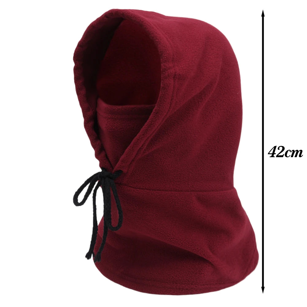 Winter Thermo-Fleece Kapuzenmütze – Winddichte Outdoor Skimaske | Unisex Halswärmer für Damen & Herren beim Radfahren & Wintersport Kaufschwan®