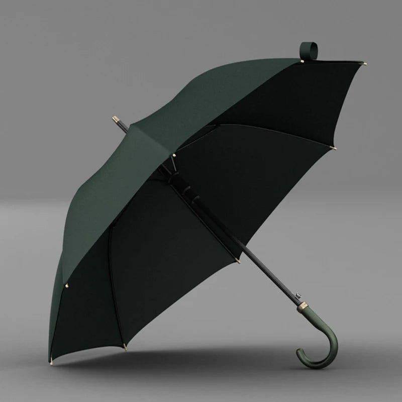 Winddichter Langgriff-Golfschirm – Luxus Business-Regenschirm für Herren & Damen, 8 Streben, 120cm Großschirm von Kaufschwan®