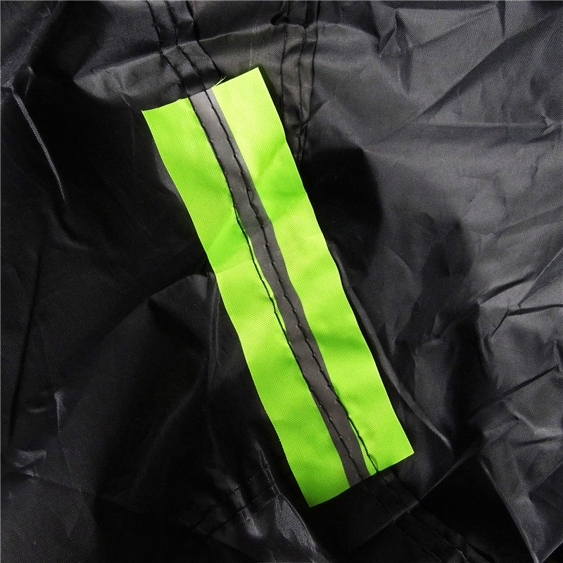 Car Cover Full Exterior Black Auto Cover Sunshade Dustproof Protection With Reflective strips Universal for Hatchback Sedan SUV Kaufschwan®