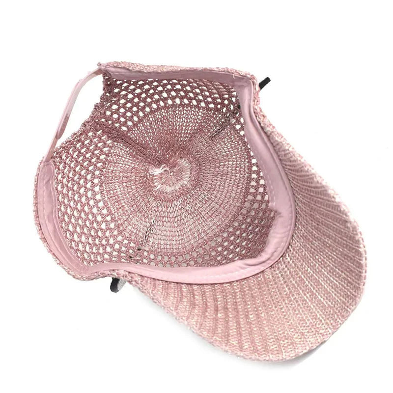 Damen Niedliche Katzenohren Mesh Baseballkappe | Verstellbare Sonnenschutz Baseballcap Kaufschwan®