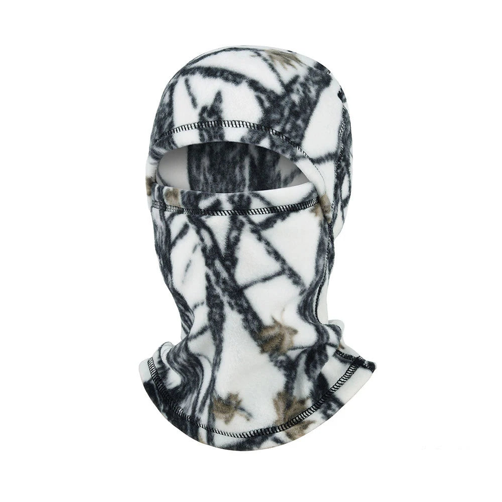 Vollgesichts-Balaclava – Winter Thermo-Fleece-Maske | Motorrad, Fahrrad & Sport Lauf Sturmhaube mit Halswärmer Kaufschwan® Tarnung 3