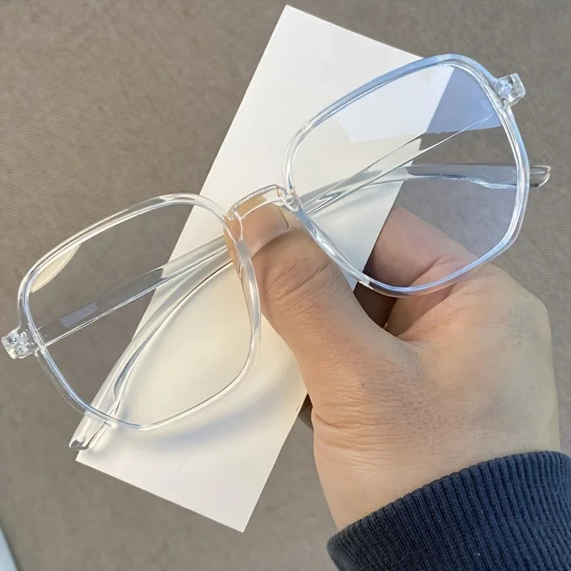 Damenbrille in Jelly-Farbe – Neue Retro-Flache Irreguläre Fassung | Modische Alltags- und Freizeitbrille Kaufschwan®