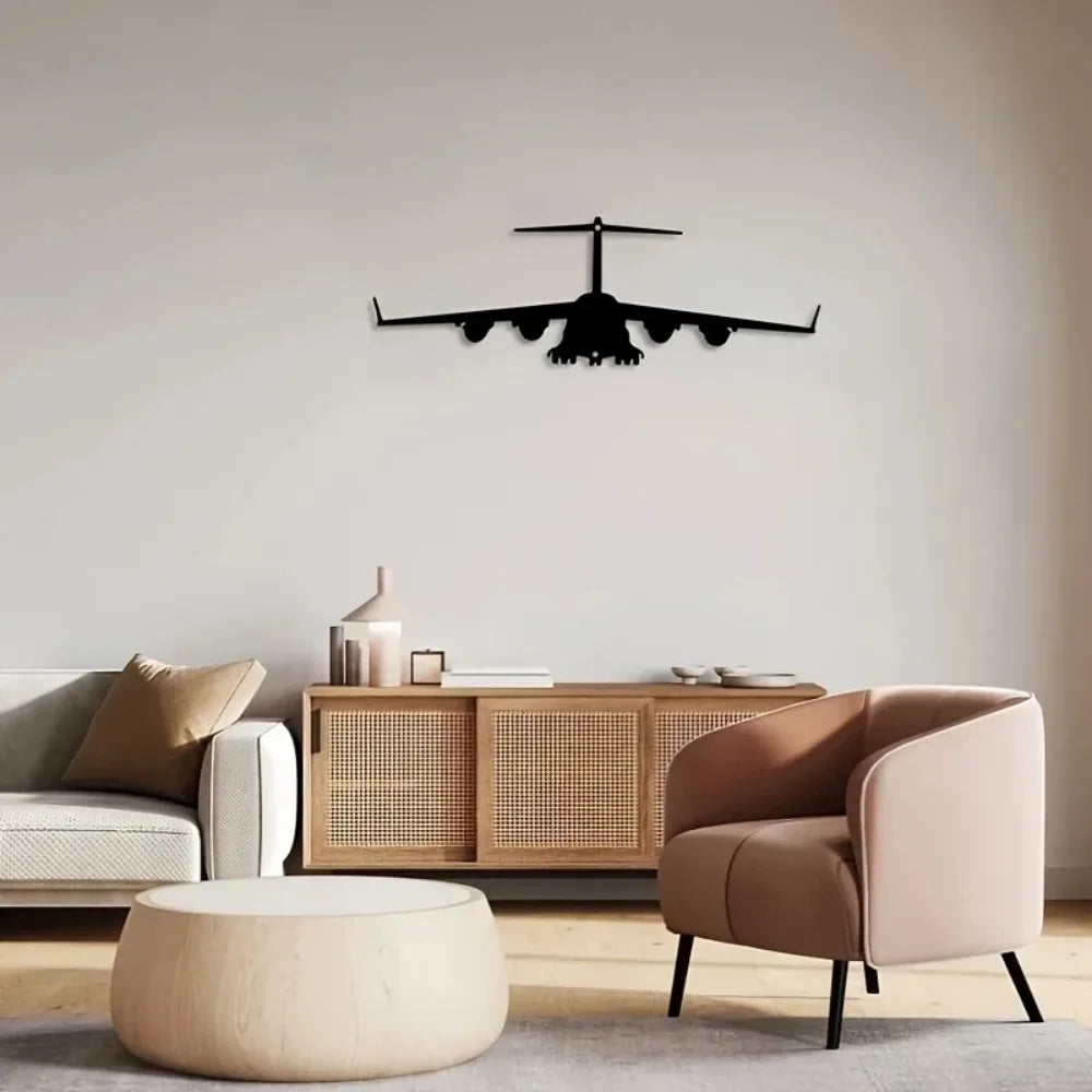 Metall Transportflugzeug Wanddeko – Eisen Innen Wandkunst Kaufschwan®