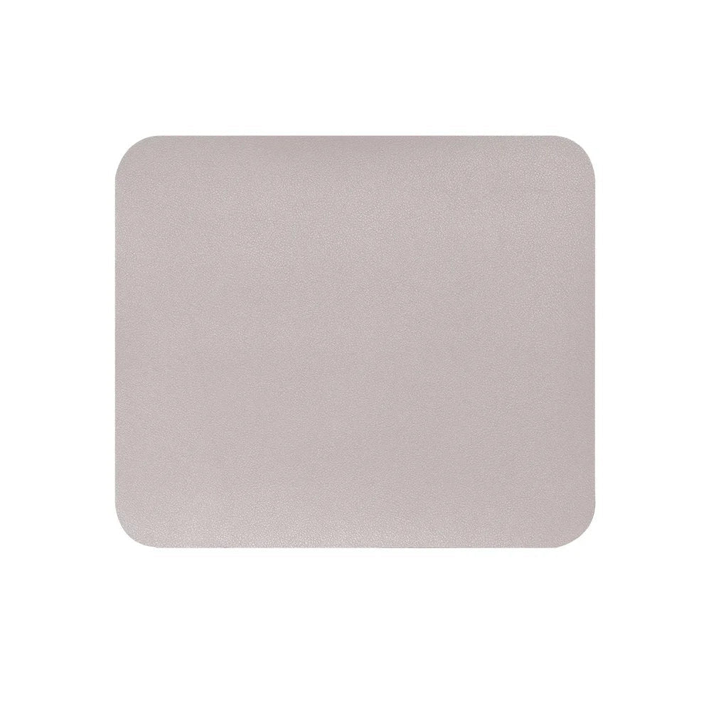 Kreatives Universelles Leder Mauspad – Rutschfeste Gaming Schreibtischunterlage für Laptop, PC und MacBook Kaufschwan® Hellgrau
