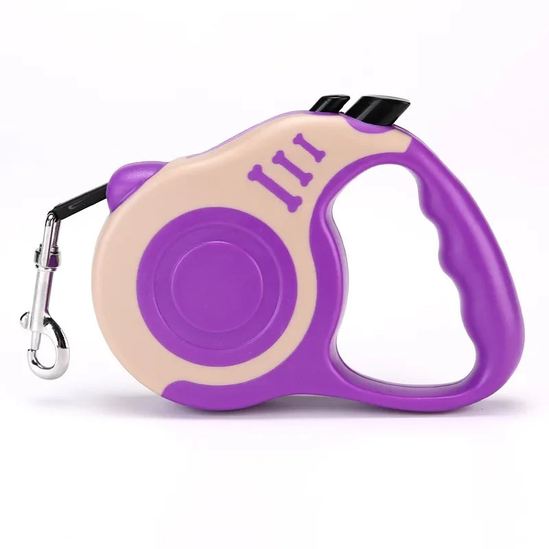 3M 5M Ausziehbare Hundeleine Automatische Flexible Nylon Rollleine für Kleine Mittelgroße Hunde