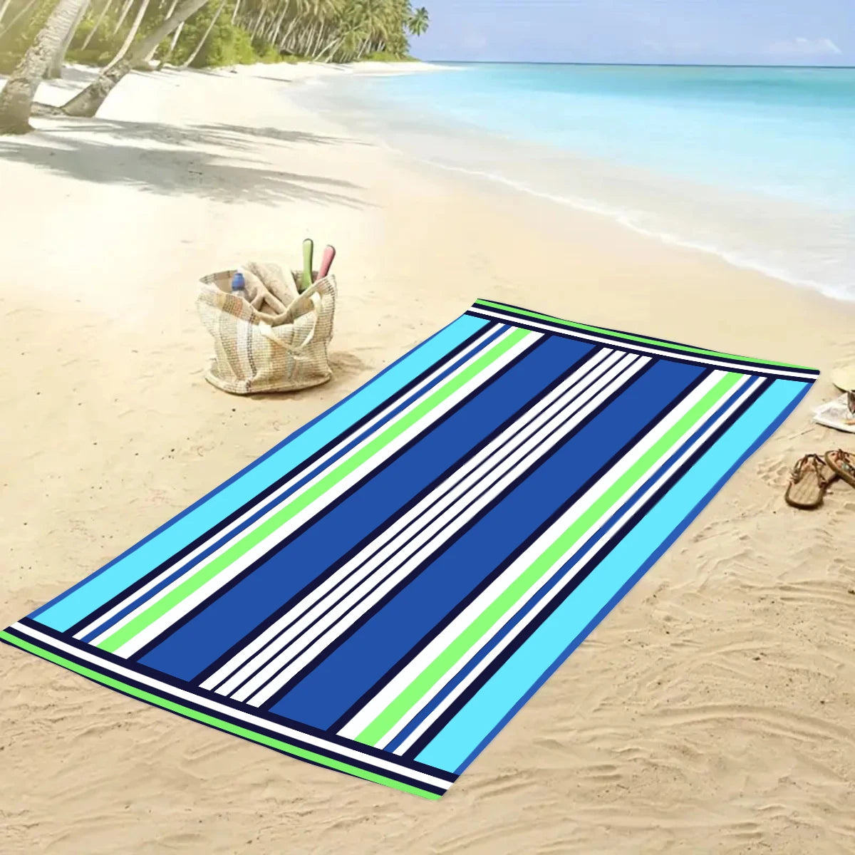 Ultrafeines Mikrofaser Strandtuch – Schnell Trocknend & Saugfähig | Multifunktionales Handtuch für Schwimmen, Yoga, Reisen & Camping Kaufschwan®