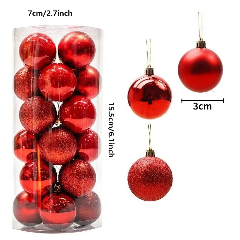 Glitzer Weihnachtskugeln – Bruchsichere Christbaum Anhänger | Festliche Deko für Weihnachten, Hochzeit & Feierlichkeiten Kaufschwan®