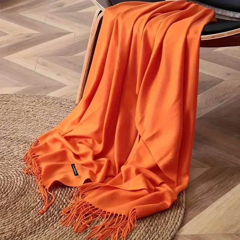 Damen Pashmina Schal | Weich wie Kaschmir | Schal, Reise- & Büro-Accessoire Kaufschwan®