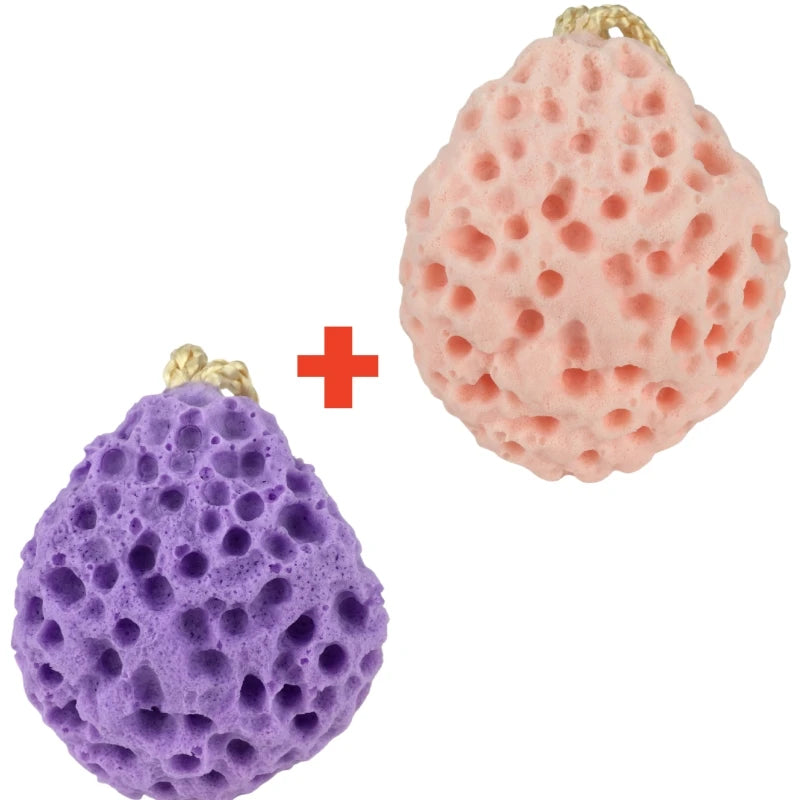 Weicher Mesh Duschschwamm Ball – Nylon Baby Körperreiniger & Sanfter Peeling Bade Puff Kaufschwan® Rosa Lila