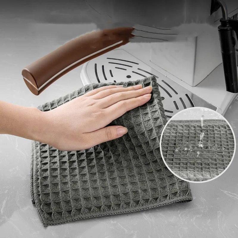 25×25 cm Küchen Reinigungstücher – Fettabweisende Mikrofaser Wischtücher | Saugfähige Geschirrtücher für Haushalt & Küche Kaufschwan®