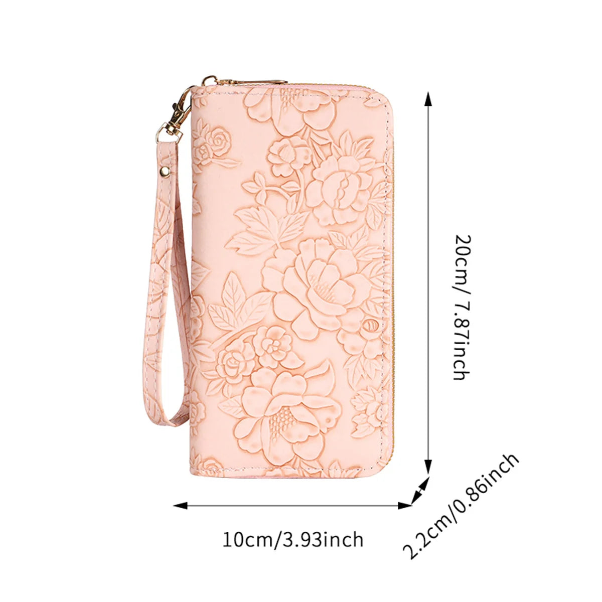Damen Langbörse – Koreanischer Stil | Multifunktionale Handtasche mit Reißverschluss, Handyfach & Münzfach Kaufschwan®