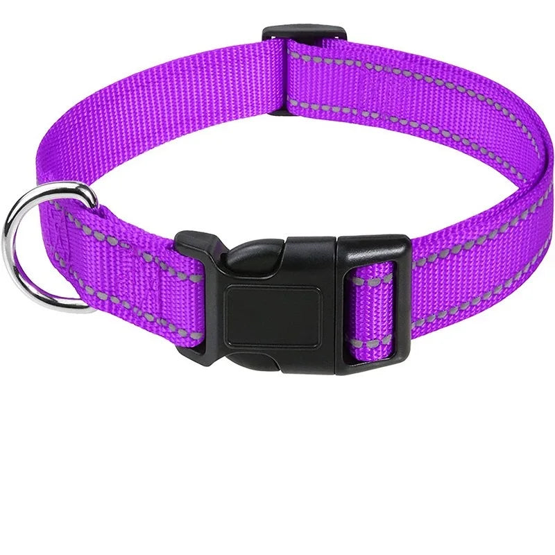 Dekoratives Choker Hundehalsband Stilvolles Halsband für Kleine Hunde Welpen Verstellbar Kaufschwan® Lila XS (1.5CM)(20-30CM)