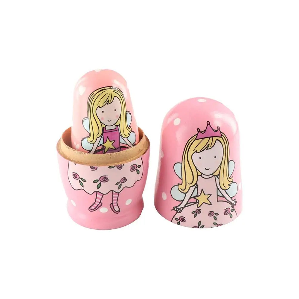 Holz-Matrjoschka – Russische Nestpuppen Set | Dekoration & Spielzeug Geschenk für Kinder Kaufschwan®