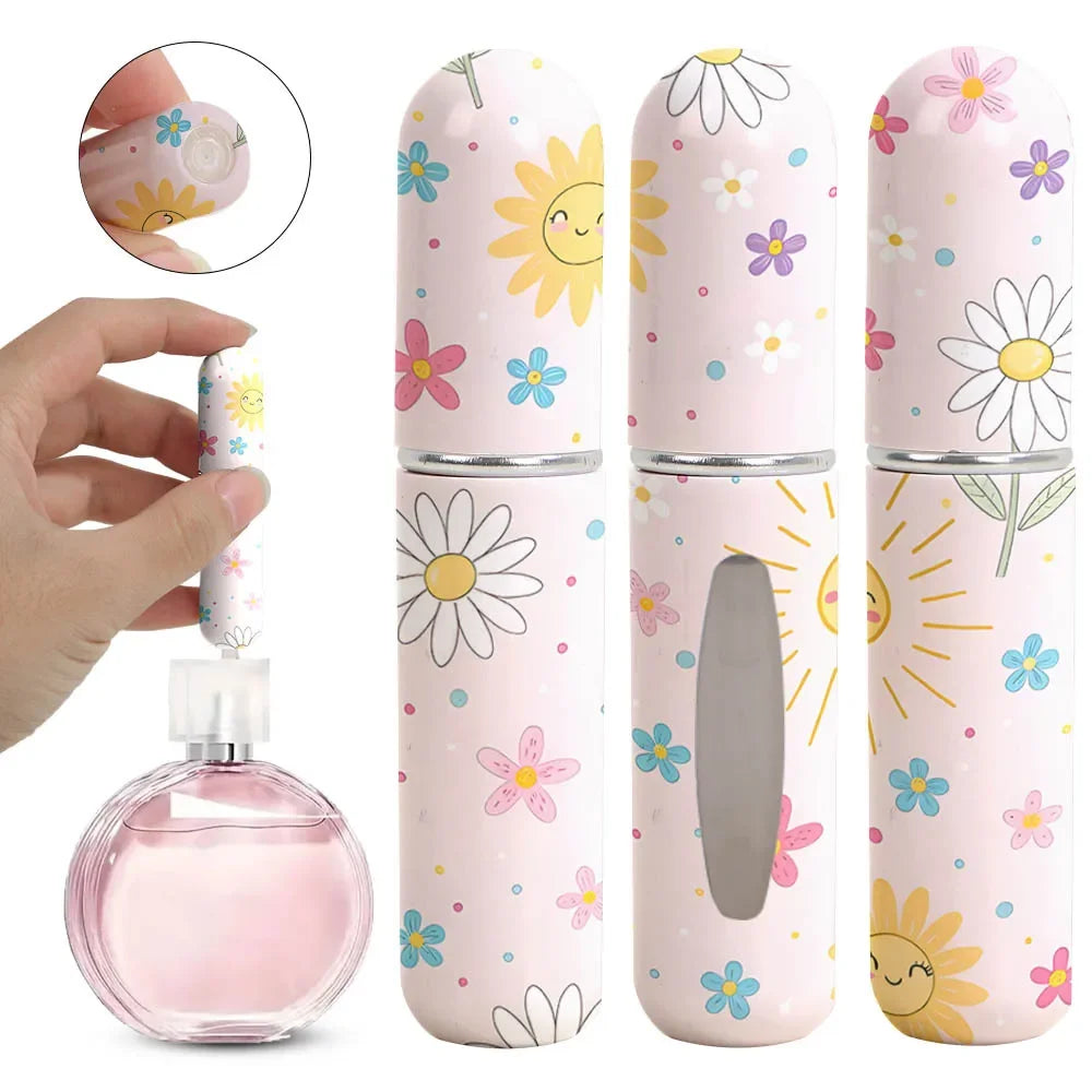 5ml Mini Parfümflaschen – Nachfüllbare Reise-Sprayflaschen | Tragbare Leere Parfümsprüher Kaufschwan® Design 5