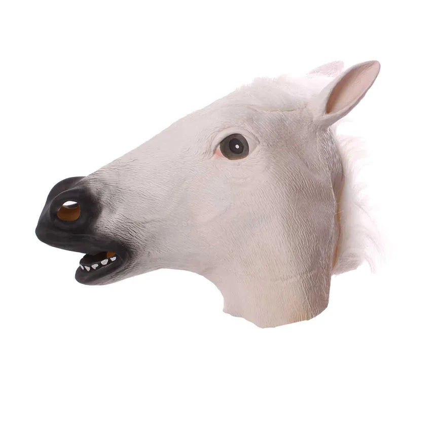 Pferdekopf Maske – Vollgesichts Latex Tiermaske für Maskerade, Halloween, Neuheiten & Weihnachtskostüm Kaufschwan®