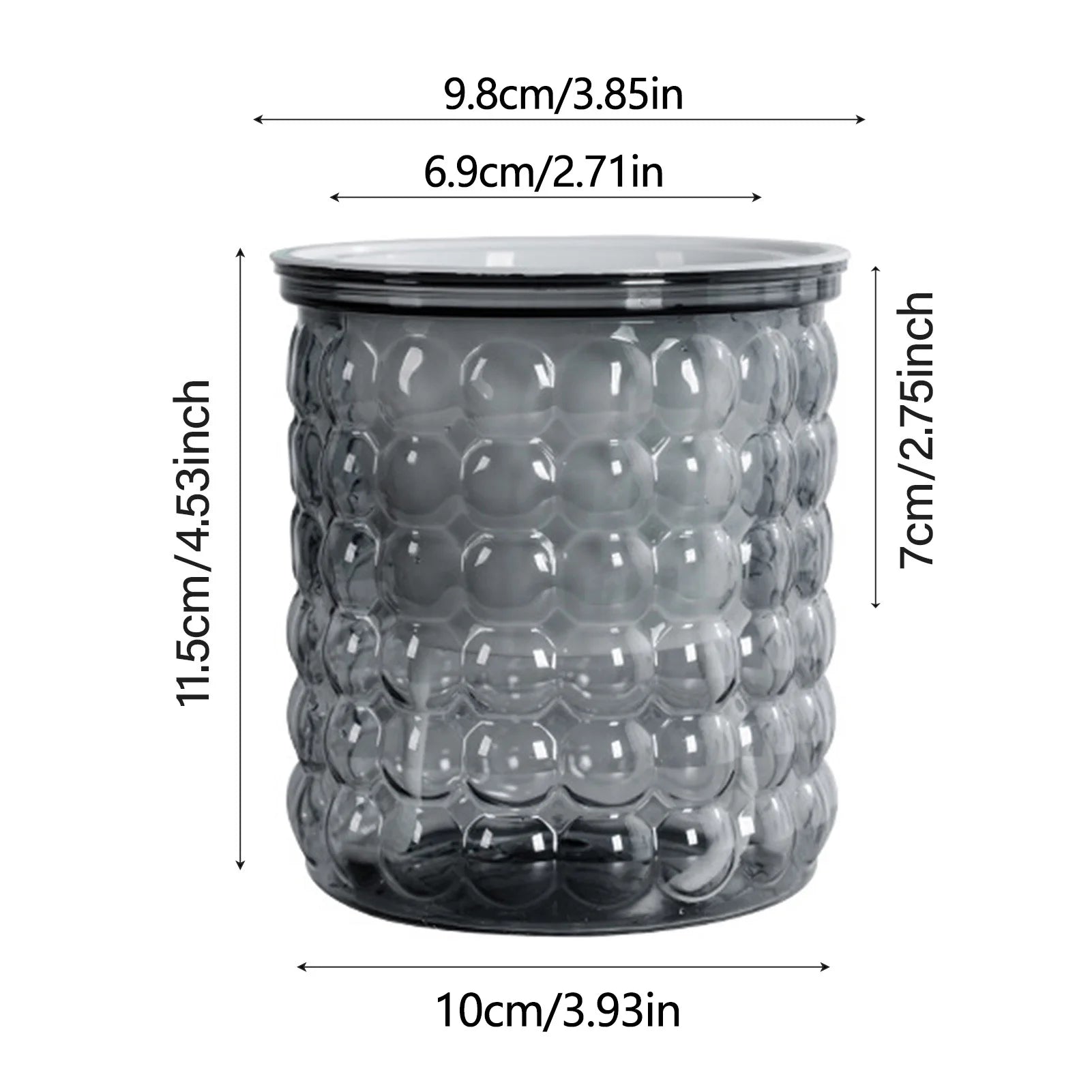 Selbstbewässernder Blumentopf aus Kunststoff – Doppellagiger Pflanztopf mit Wasserspeicher Kaufschwan® Schwarz