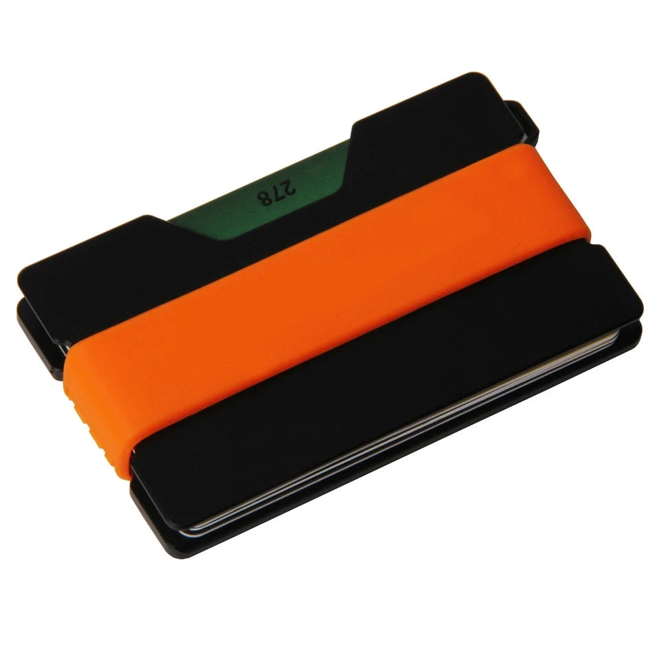 Slim Wallet – Minimalistische Ultraleichte Geldbörse mit Polycarbonat Geldklammer Kaufschwan®