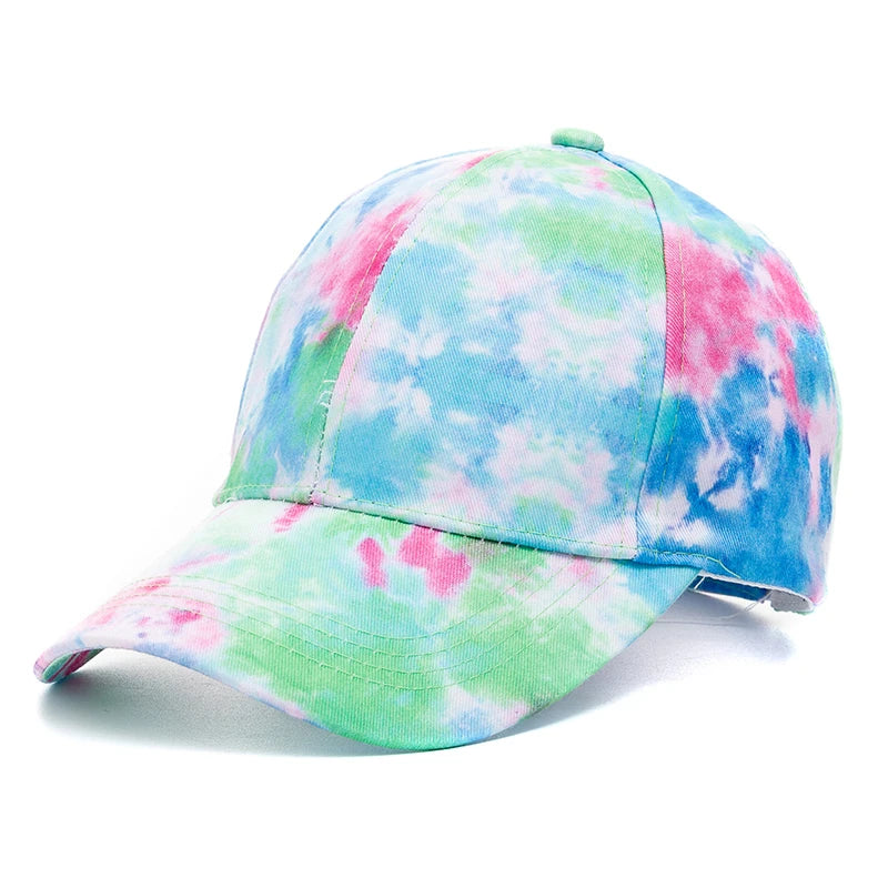 Outdoor Freizeit Regenbogen Kappe | Damen Regenbogen Bunte Baseballkappe | Streetwear Baseballcap Kaufschwan® Grün 56cm-60cm