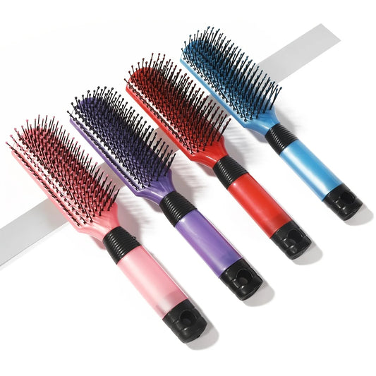 Kunststoff Entwirrungs-Haarbürste – Massagekamm für Alle Haartypen | Unisex Friseur-Werkzeug für Damen & Herren Kaufschwan®