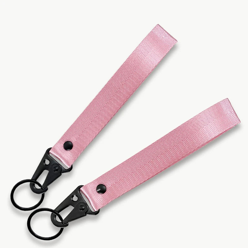 Personalisierter Schlüsselanhänger fürs Handgelenk – Mit eigenem Text oder Logo | Lanyard mit Clip für Auto & Motorrad, Unisex Design Kaufschwan®