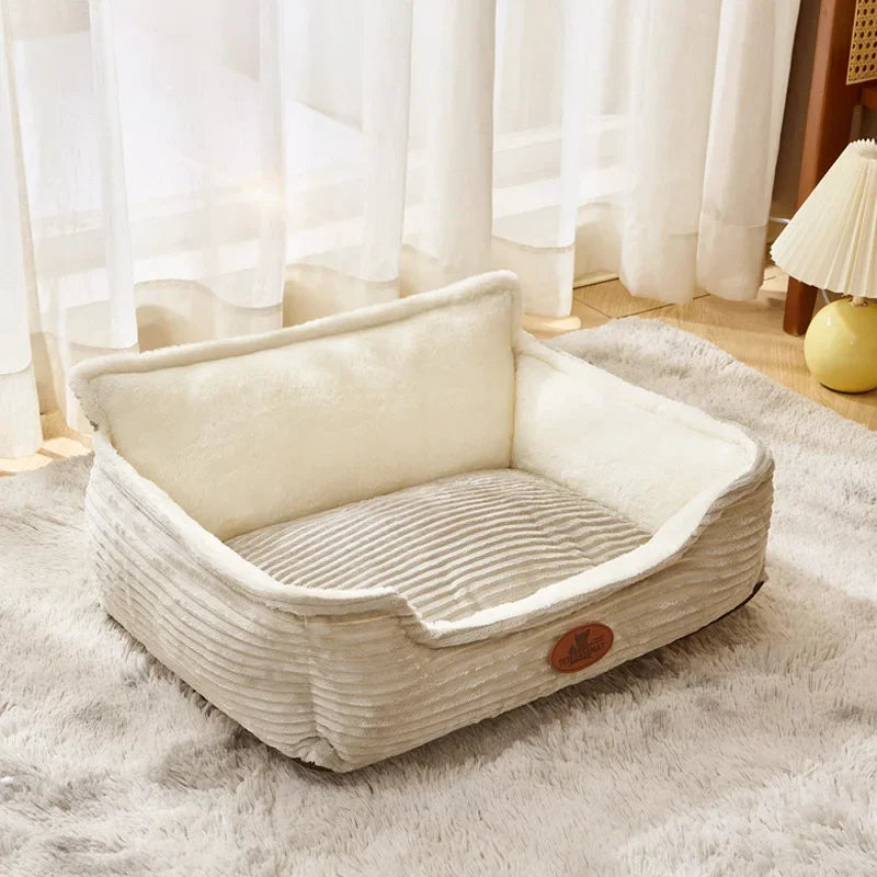 Abnehmbares Waschbares Hundebett – Warmes Herbst Winter Haustier Sofa Nest Kaufschwan®