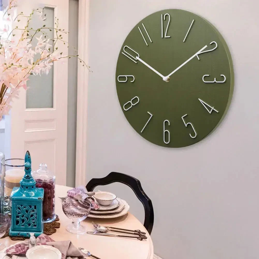 Moderne Minimalistische Luxus Wanduhr – Leise Quarz Deko Uhr Kaufschwan®