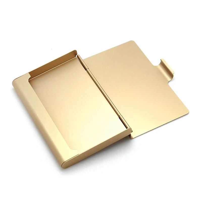 Visitenkartenetui – Aluminiumlegierung Metall Kartenhalter Box für Bank-, Kredit- & ID-Karten | Herren Geldbörse Kaufschwan®