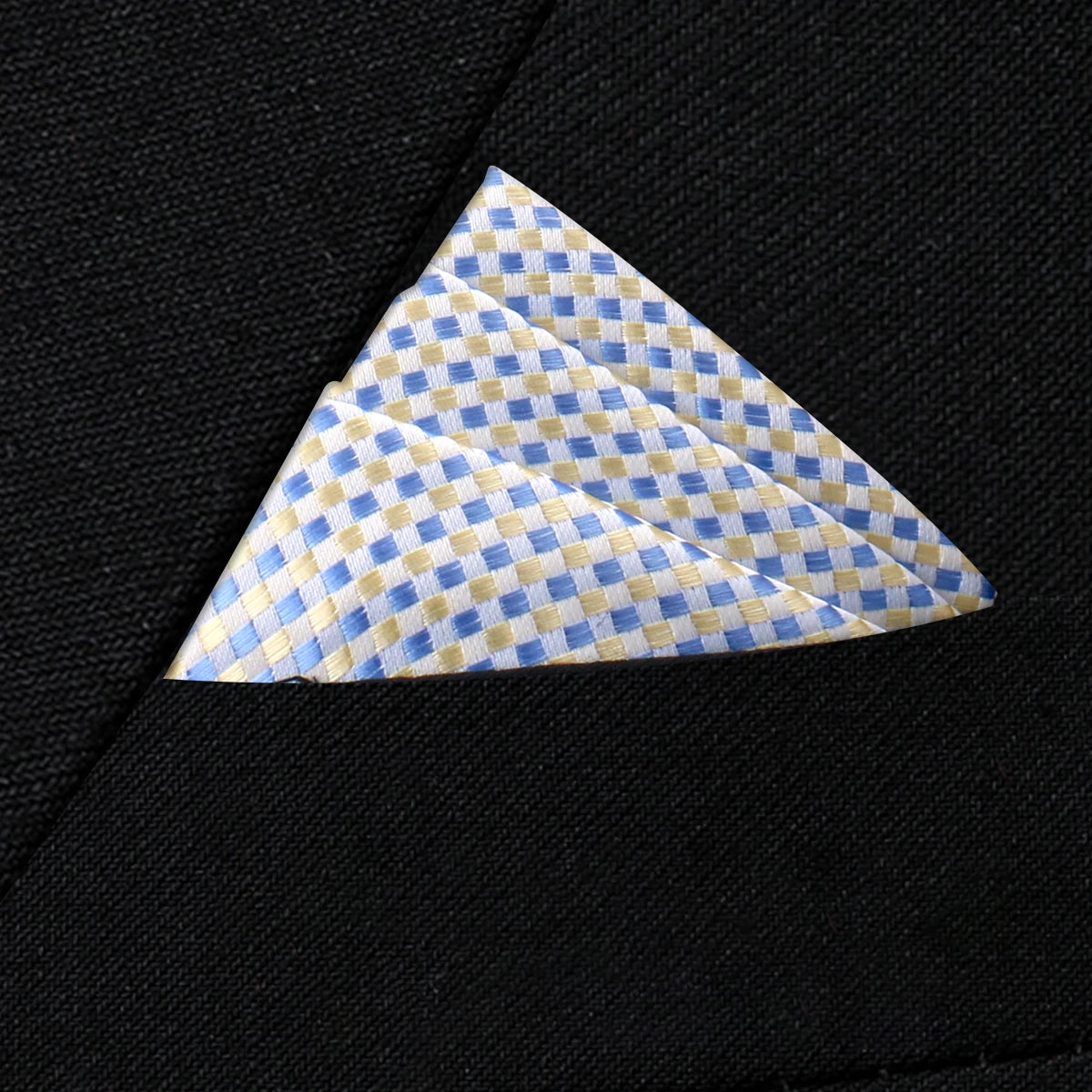 Herren Einstecktuch in Premiumqualität – Neues Design, Einfarbig oder Paisley, Schwarzes Anzug Accessoire in Vielen Farben