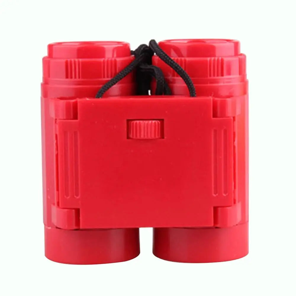 Leichtes Kompakt-Mini-Fernglas 2.5x26 – Taschenfernglas mit Rutschfestem Griff für Sightseeing, Outdoor Kaufschwan® Rot