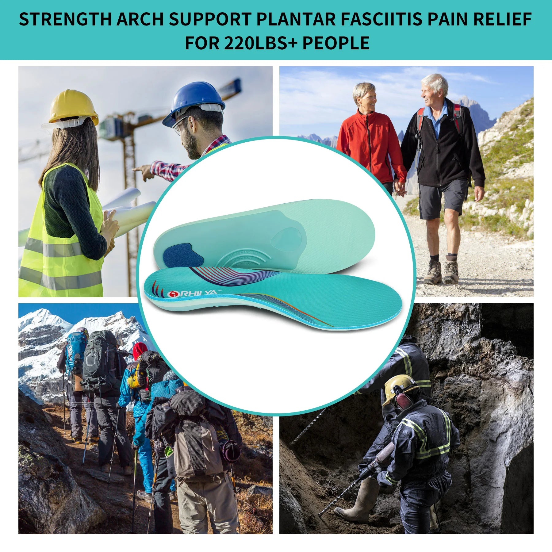 Orthopädische Sporteinlagen – Hohe Fußgewölbestütze für Damen & Herren | Plattfüße, Fersenschmerzen, Plantarfasziitis Kaufschwan®