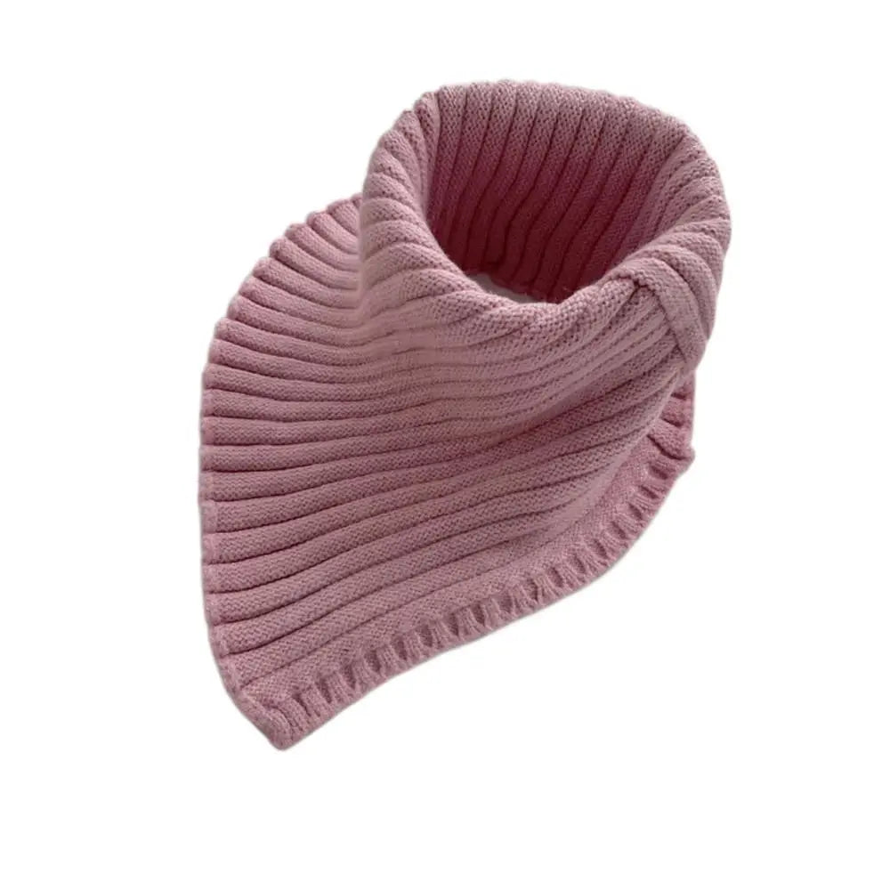 Abnehmbarer Winter Schal – Winddichter Gestrickter Fake Rollkragen für Damen | Warmer Halswärmer für Kaltes Wetter Kaufschwan® Rosa