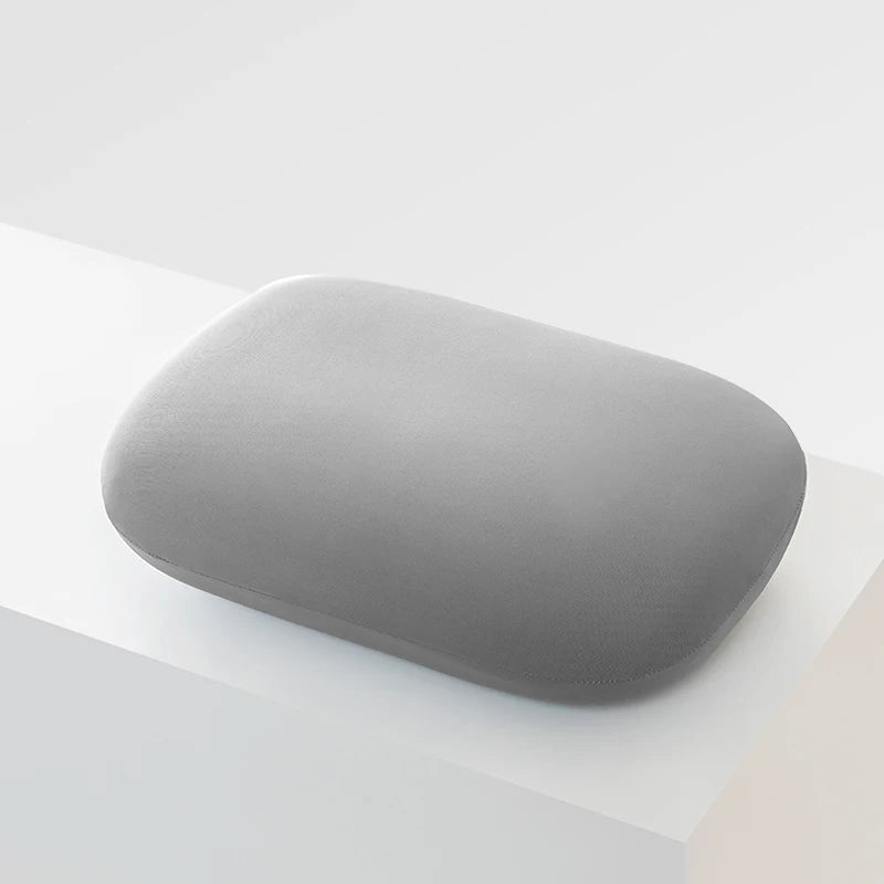 Multifunktionales Memory Foam Nackenkissen – Langsam Rückfederndes Reisekissen & Nap Pillow für Schlaf, Nackengesundheit & Massagekomfort Kaufschwan® Grau 34x24cm