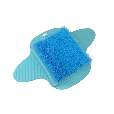 Silikon Fußbürste Massage Slipper – Dusch Fußreiniger mit Bimsstein & Saugnäpfen Kaufschwan® Blau