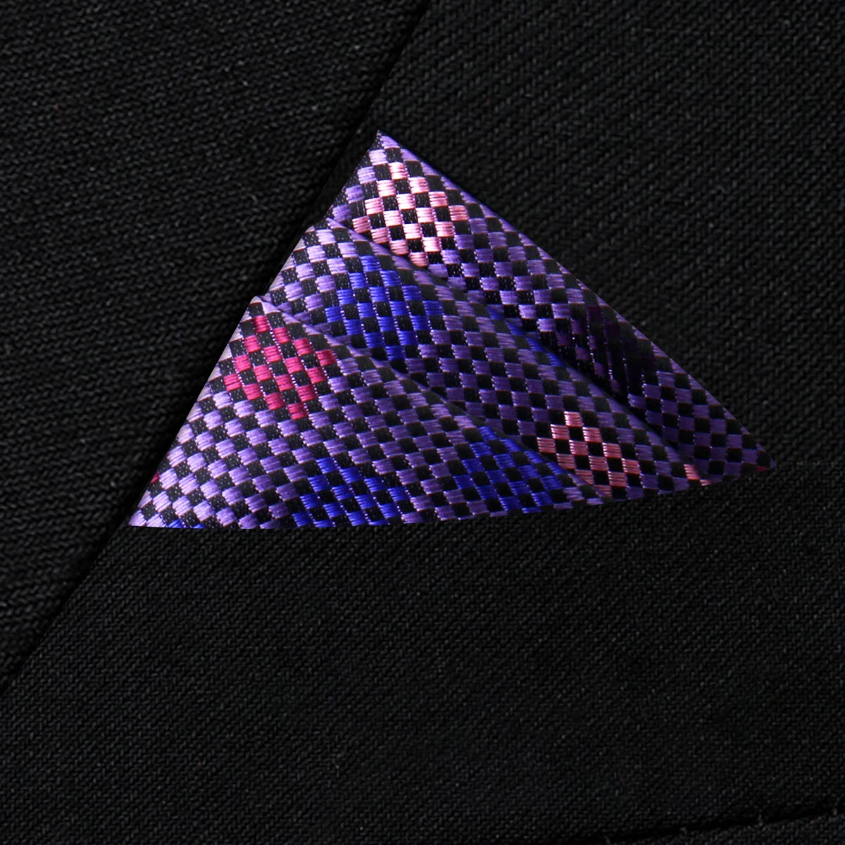 Herren Einstecktuch in Premiumqualität – Neues Design, Einfarbig oder Paisley, Schwarzes Anzug Accessoire in Vielen Farben