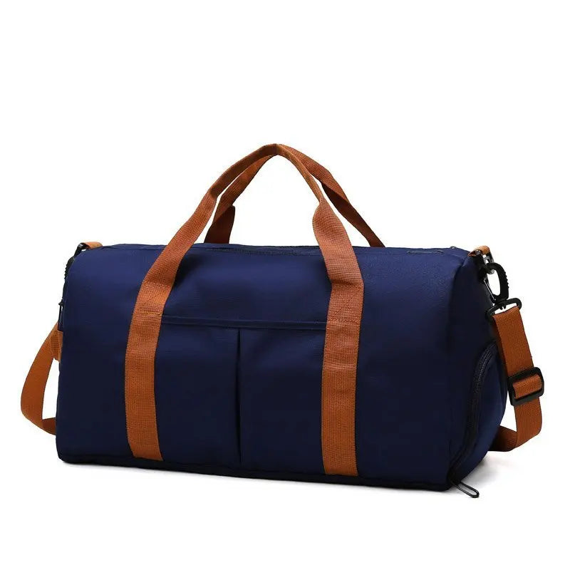 Reisetasche – Modische Große Sporttasche für Herren | Freizeit Reise Gepäck Tasche mit Reißverschluss Kaufschwan® Blau